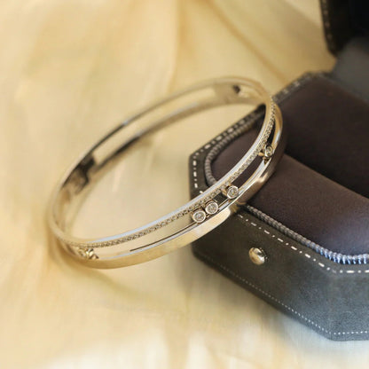 [sparkle Jewelry]Move Romane Diamond Bangle Bracelet