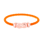 [sparkle Jewelry ]CHANCE LARGE 8 FIGURE BUCKLE NO DIAMOND BRACELET ROSE GOLD