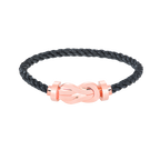 [sparkle Jewelry ]CHANCE LARGE 8 FIGURE BUCKLE NO DIAMOND BRACELET ROSE GOLD