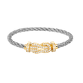 [sparkle Jewelry ]CHANCE LARGE 8 FIGURE BUCKLE FULLDIAMOND BRACELET GOLD