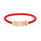 [sparkle Jewelry ]CHANCE LARGE 8 FIGURE BUCKLE FULLDIAMOND BRACELET GOLD