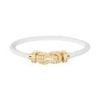 [sparkle Jewelry ]CHANCE LARGE 8 FIGURE BUCKLE FULLDIAMOND BRACELET GOLD