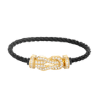 [sparkle Jewelry ]CHANCE LARGE 8 FIGURE BUCKLE FULLDIAMOND BRACELET GOLD