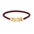 [sparkle Jewelry ]CHANCE LARGE 8 FIGURE BUCKLE FULLDIAMOND BRACELET GOLD