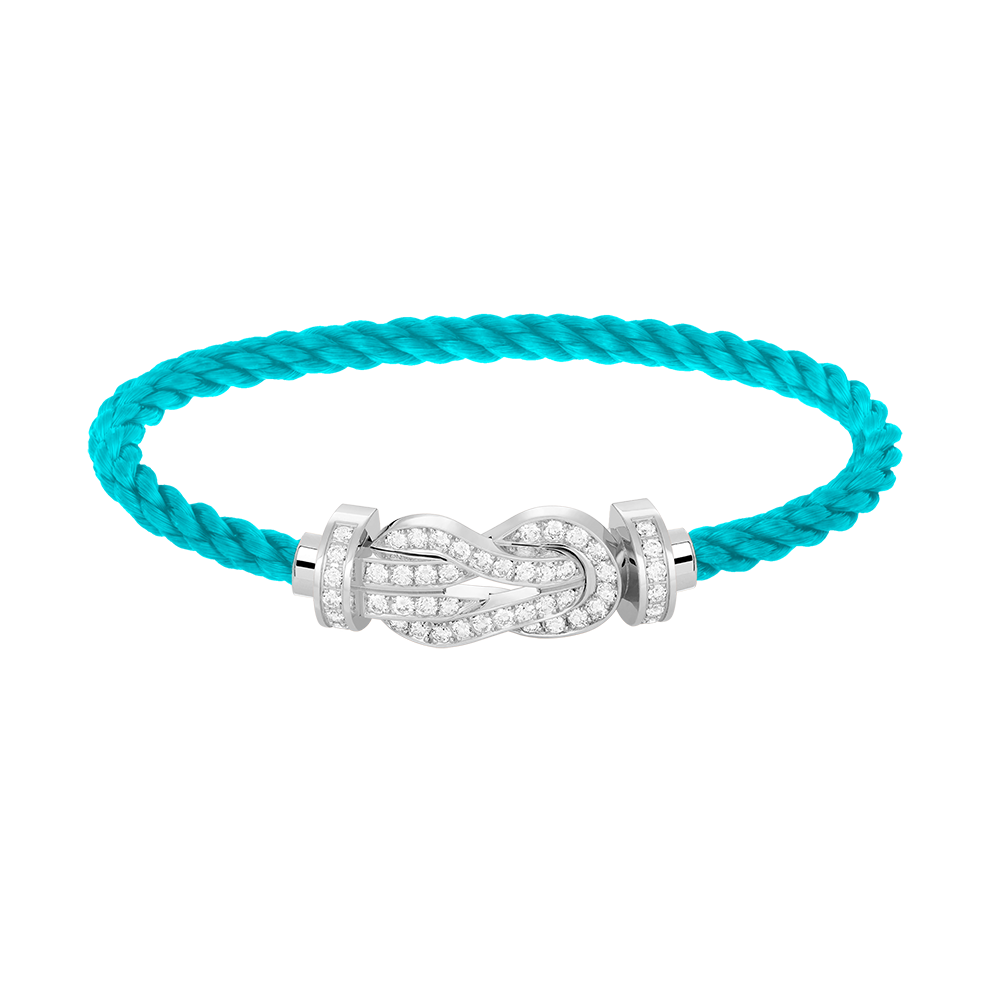 [Sparkle]GROSSES 8-STELLIGES SCHNALLEN-VOLLDIAMANTENARMBAND – WEISSGOLD