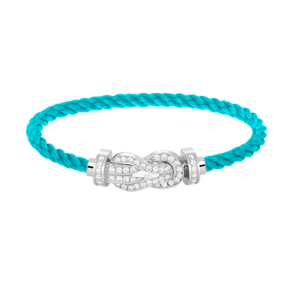 [Sparkle]GROSSES 8-STELLIGES SCHNALLEN-VOLLDIAMANTENARMBAND – WEISSGOLD