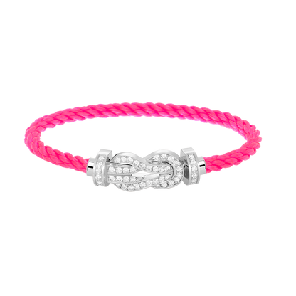 [Sparkle]GROSSES 8-STELLIGES SCHNALLEN-VOLLDIAMANTENARMBAND – WEISSGOLD