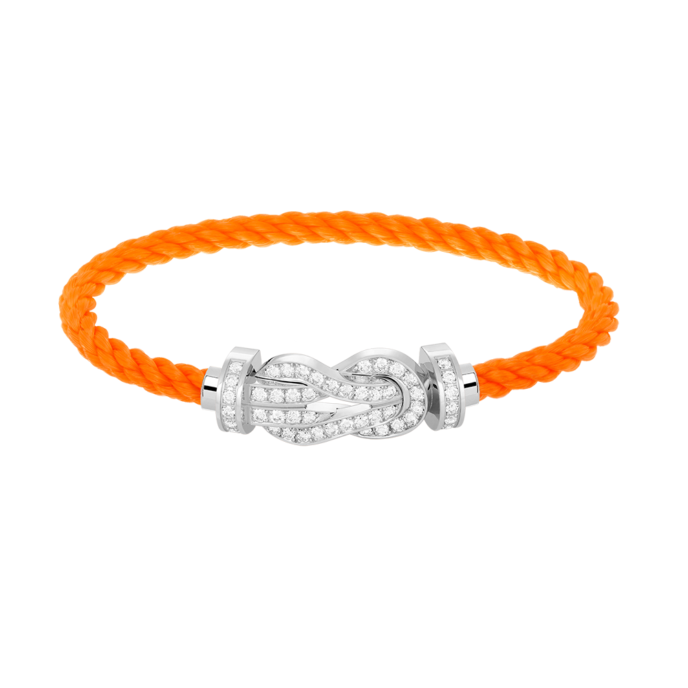 [Sparkle]GROSSES 8-STELLIGES SCHNALLEN-VOLLDIAMANTENARMBAND – WEISSGOLD