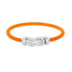 [sparkle Jewelry ]CHANCE LARGE 8 FIGURE BUCKLE FULL DIAMOND BRACELET SILVER
