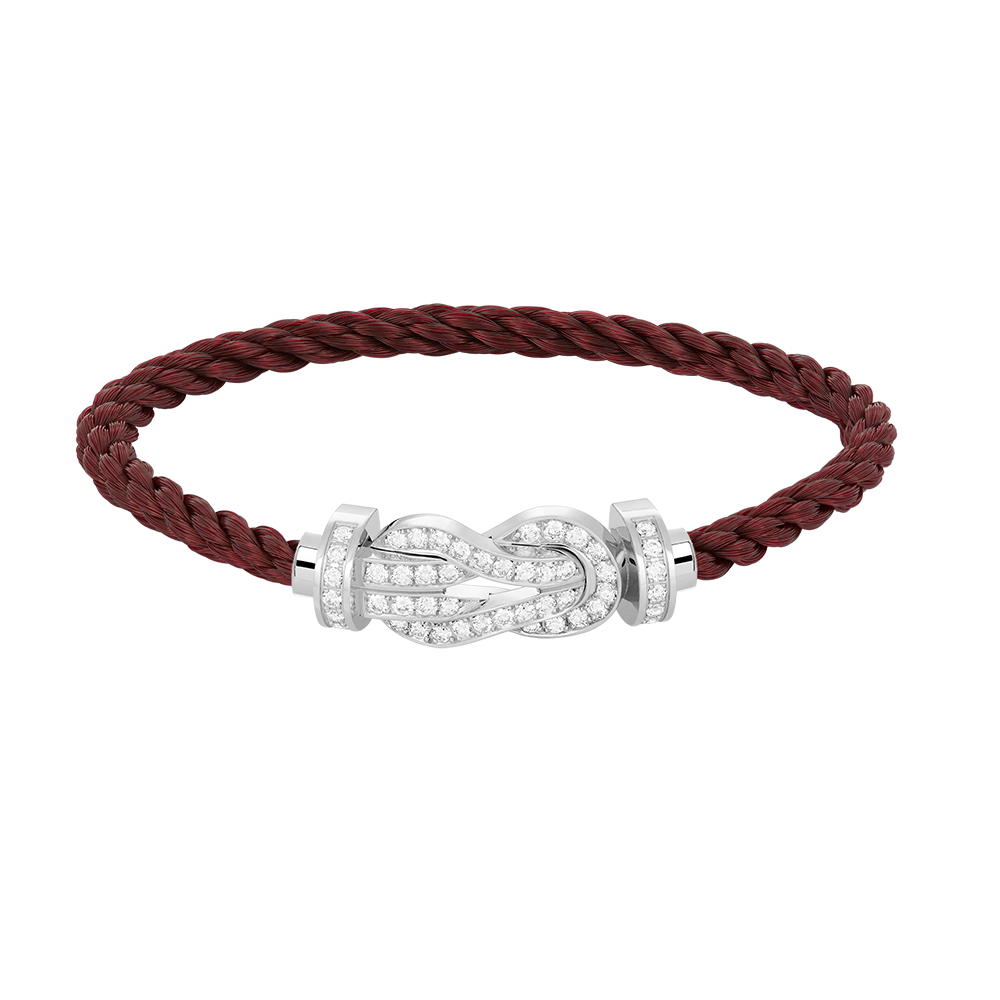[Sparkle]GROSSES 8-STELLIGES SCHNALLEN-VOLLDIAMANTENARMBAND – WEISSGOLD
