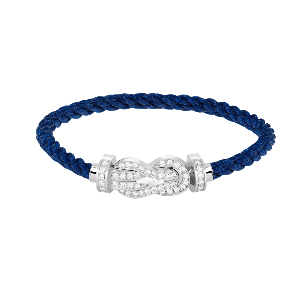[Sparkle]GROSSES 8-STELLIGES SCHNALLEN-VOLLDIAMANTENARMBAND – WEISSGOLD