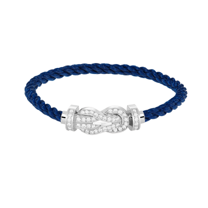[Sparkle]GROSSES 8-STELLIGES SCHNALLEN-VOLLDIAMANTENARMBAND – WEISSGOLD