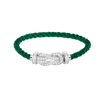 [Sparkle]GROSSES 8-STELLIGES SCHNALLEN-VOLLDIAMANTENARMBAND – WEISSGOLD