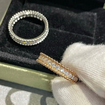 [sparkle Jewelry ]PERLEE DIAMOND ROSE GOLD RING