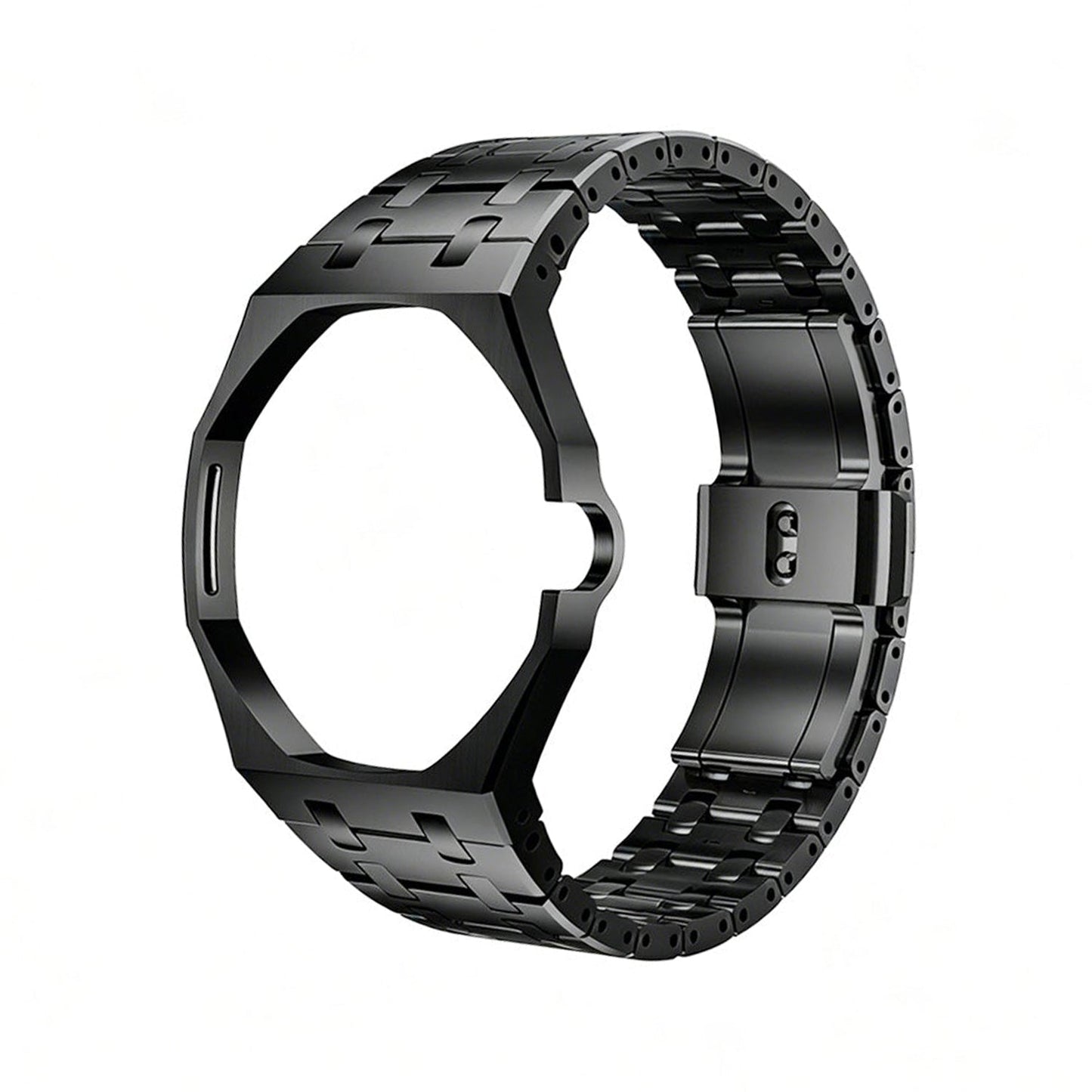 [Sparkle]OAK POP BLACK STEEL CASE & SILICONE STRAP