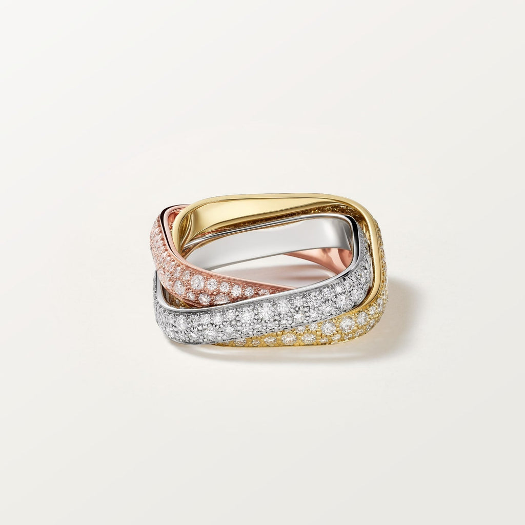 [sparkle Jewelery]TRINITY 3.5MM CUSHION RING COLLECTION