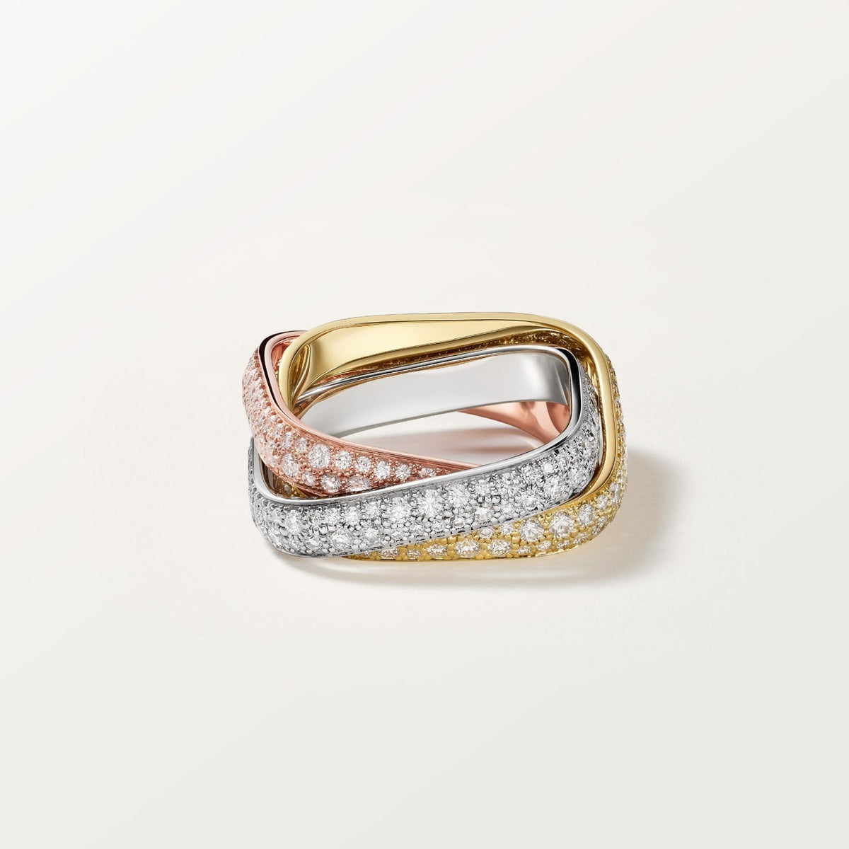 [sparkle Jewelery]TRINITY 3.5MM CUSHION RING COLLECTION