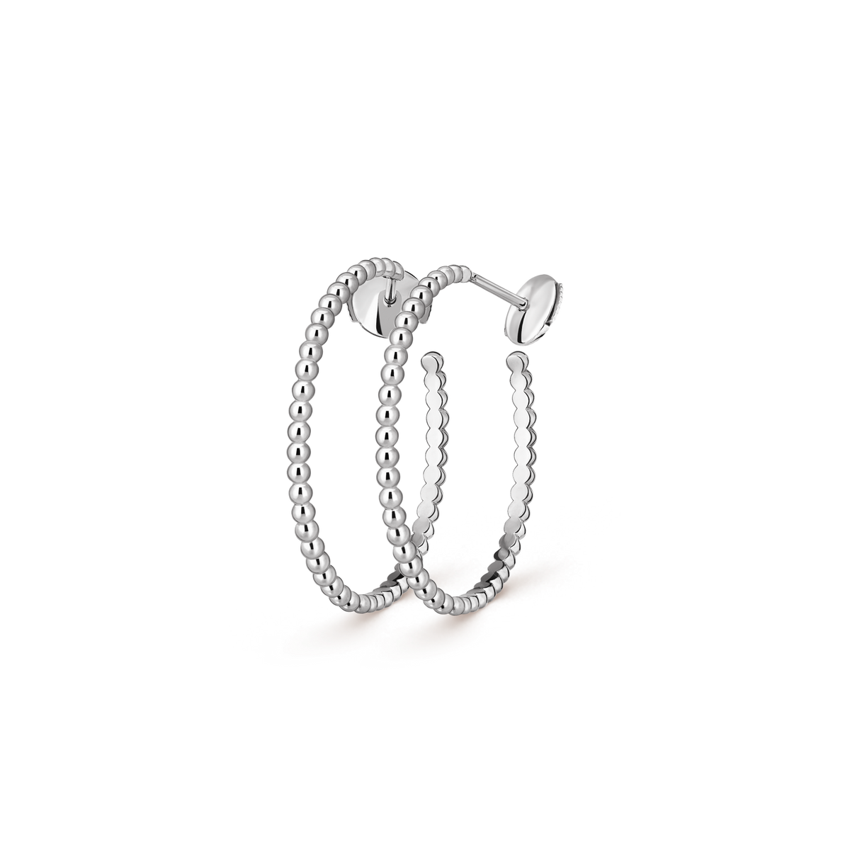 [sparkle Jewelry] SMOOTH BEAD STUD EARRINGS