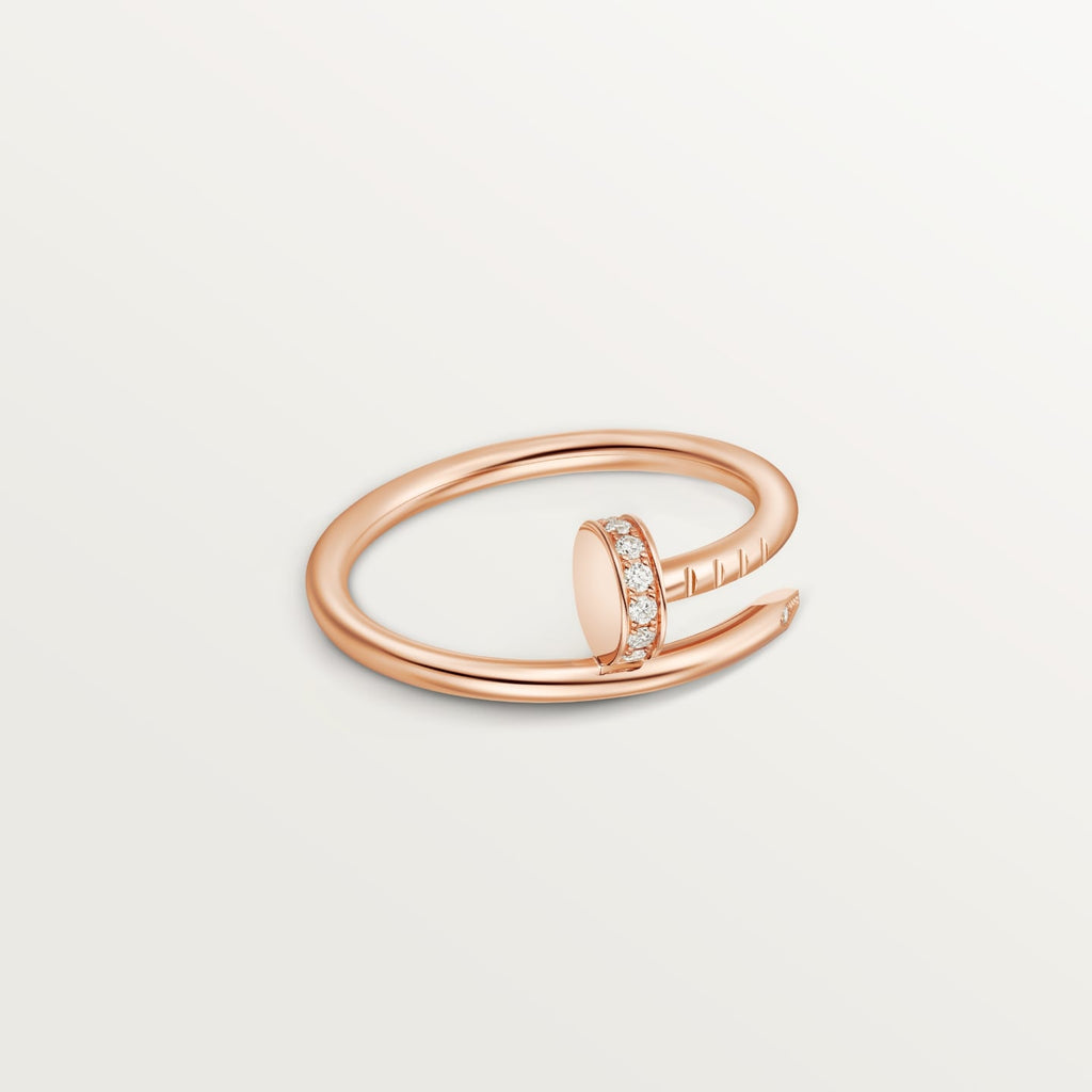 [sparkle Jewelery]JUSTE 1.8MM HALF DIAMOND RING