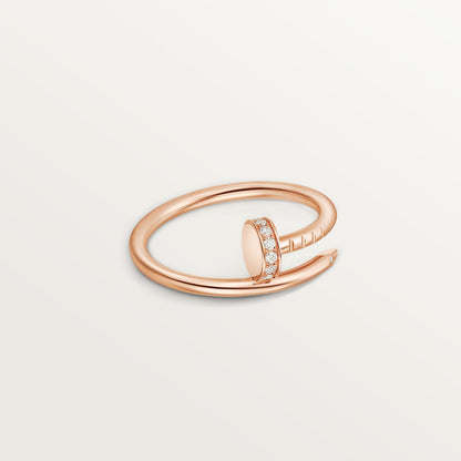 [sparkle Jewelery]JUSTE 1.8MM HALF DIAMOND RING