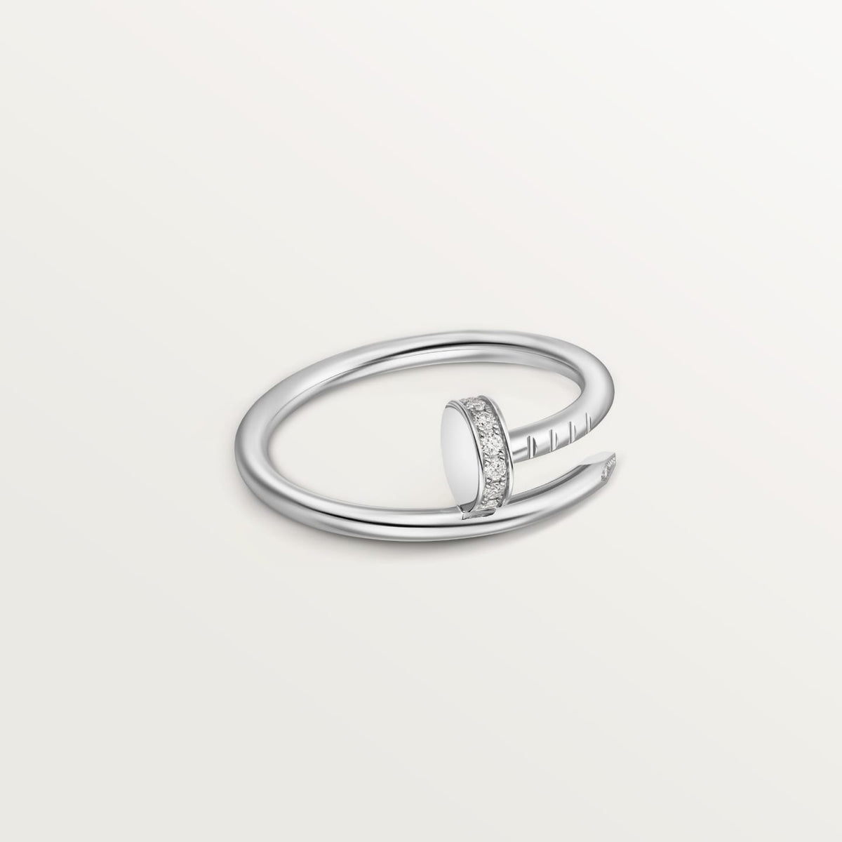 [sparkle Jewelery]JUSTE 1.8MM HALF DIAMOND RING