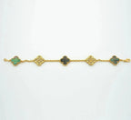 [sparkle Jewelry ] CLOVER 5 MOTIF GRAY MOP BRACELET COLLECTION