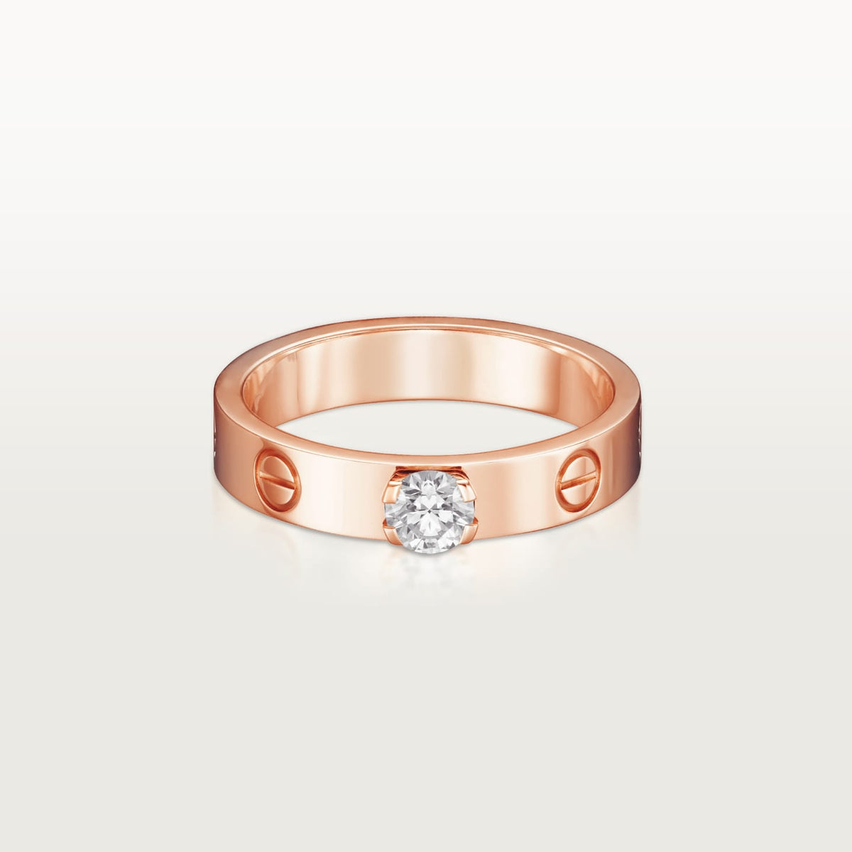 [sparkle Jewelery]LOVE RING 3.6MM 1 BIG DIAMOND
