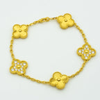 [sparkle Jewelry ] CLOVER 5 MOTIF LASER BRACELET COLLECTION