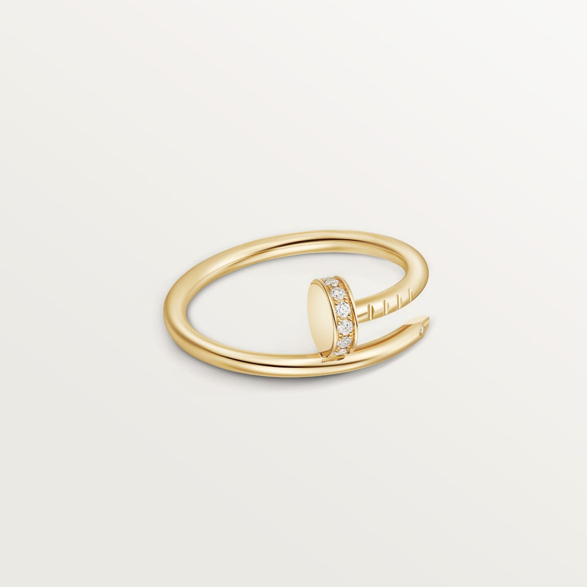 [sparkle Jewelery]JUSTE 1.8MM HALF DIAMOND RING