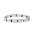 [sparkle Jewelery]LOVE BRACELET 6.1MM DIAMOND-PAVED CERAMIC