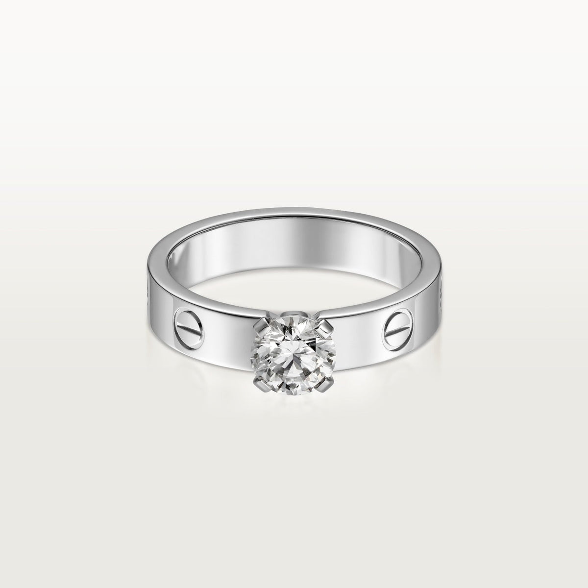 [sparkle Jewelery]LOVE RING 3.6MM 1 BIG DIAMOND