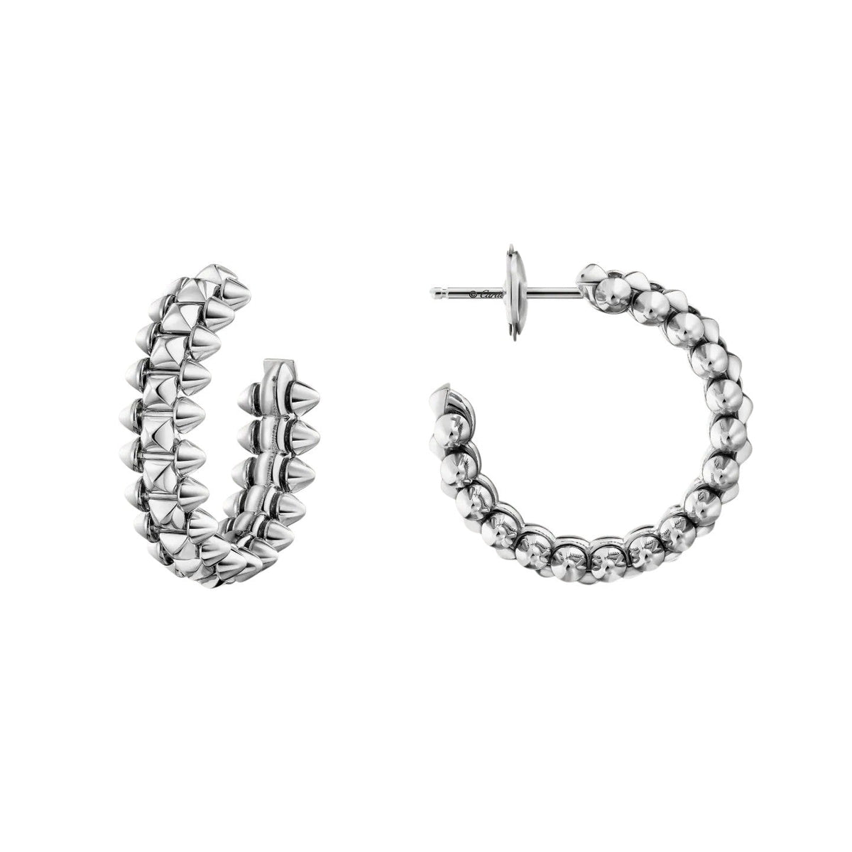 [sparkle Jewelery]CLASH SMALL HOOP EARRINGS
