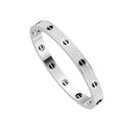 [sparkle Jewelery]LOVE BRACELET 6.1MM DIAMOND-PAVED CERAMIC