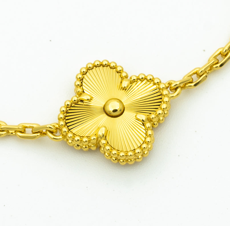 [sparkle Jewelry ] CLOVER 5 MOTIF LASER BRACELET COLLECTION
