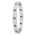 [sparkle Jewelery]LOVE BRACELET 6.1MM DIAMOND-PAVED CERAMIC