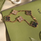 [sparkle Jewelry ] CLOVER 5 MOTIF GRAY MOP BRACELET COLLECTION