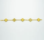 [sparkle Jewelry ] CLOVER 5 MOTIF LASER BRACELET COLLECTION
