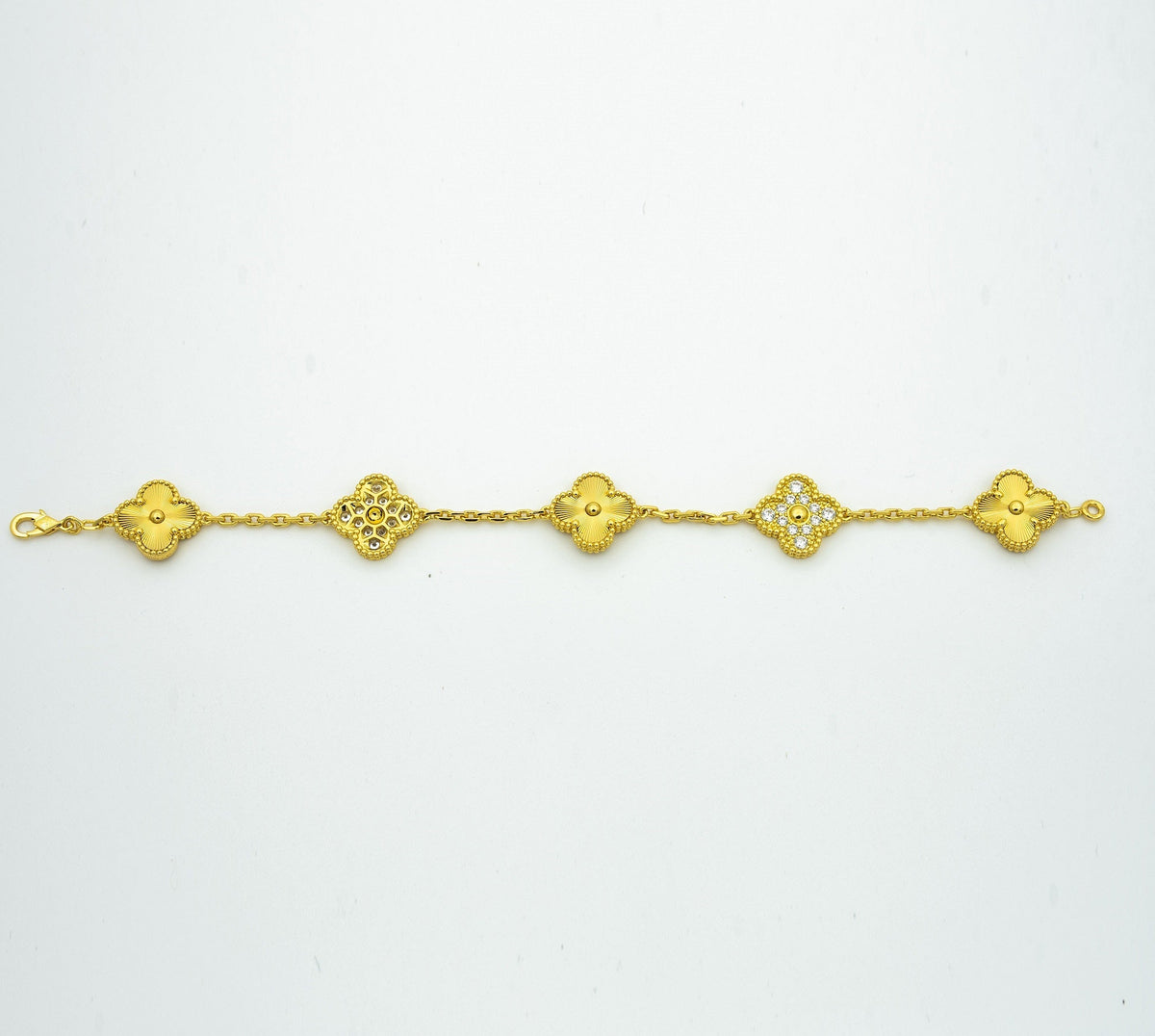 [sparkle Jewelry ] CLOVER 5 MOTIF LASER BRACELET COLLECTION