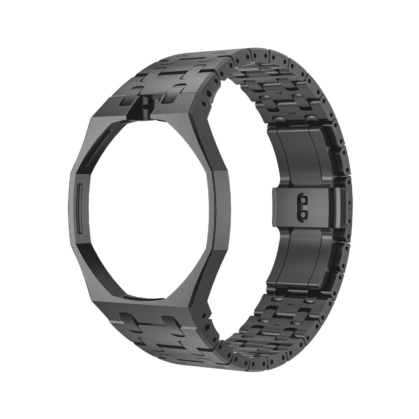 [Sparkle]OAK POP BLACK STEEL CASE & SILICONE STRAP