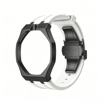 [Sparkle]OAK POP BLACK STEEL CASE & SILICONE STRAP