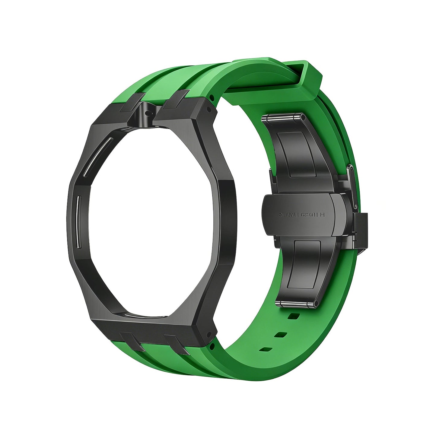 [Sparkle]OAK POP BLACK STEEL CASE & SILICONE STRAP