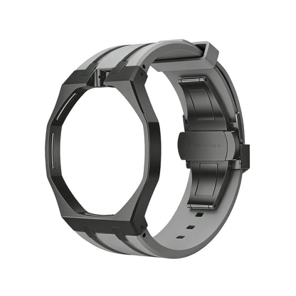 [Sparkle]OAK POP BLACK STEEL CASE & SILICONE STRAP