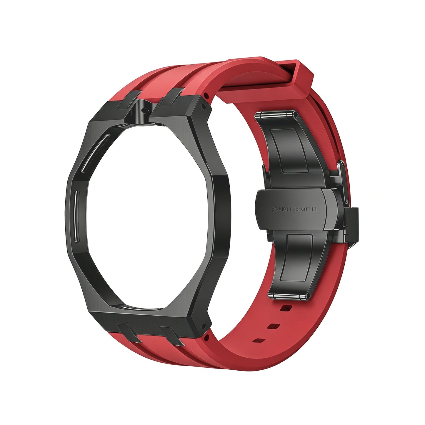 [Sparkle]OAK POP BLACK STEEL CASE & SILICONE STRAP