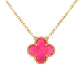 [sparkle Jewelry] sparkle 1 MOTIFS PINK ENAMEL NECKLACE