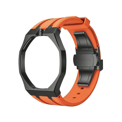 [Sparkle]OAK POP BLACK STEEL CASE & SILICONE STRAP