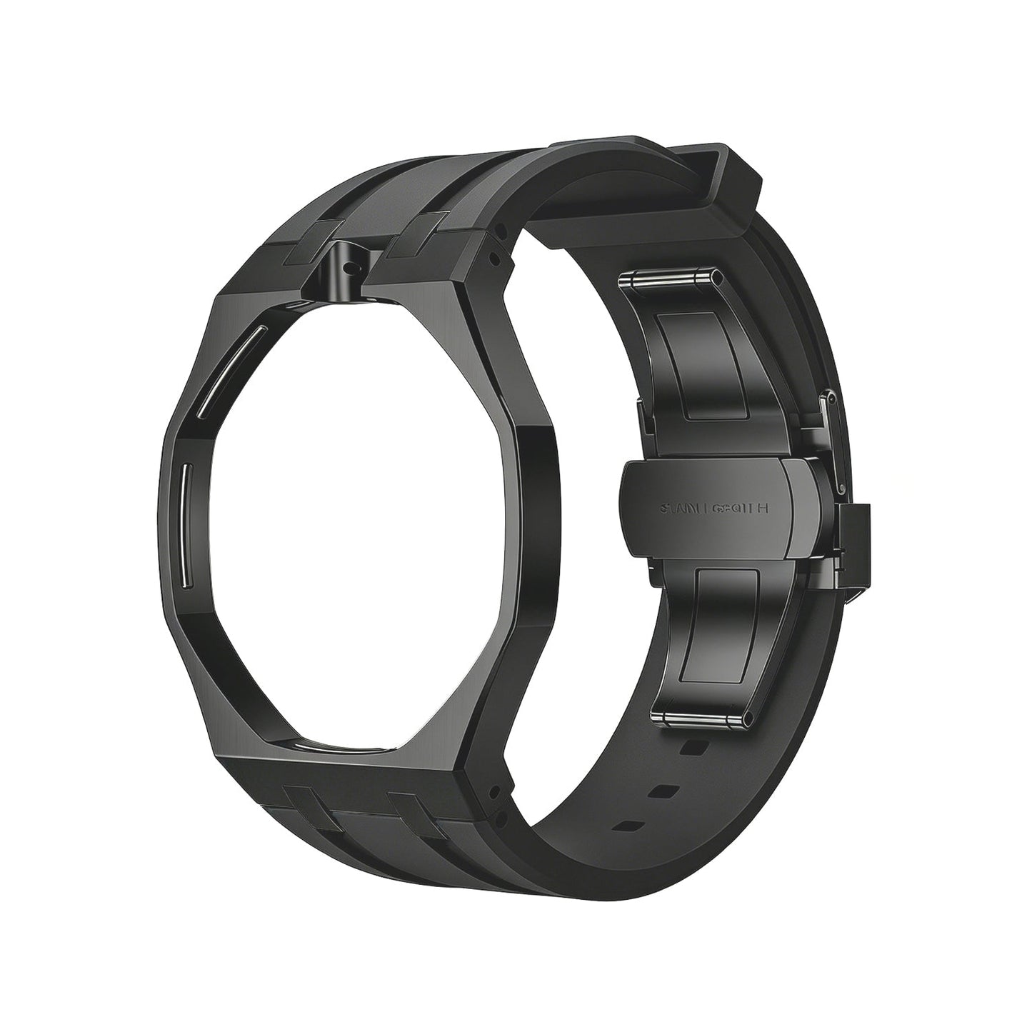 [Sparkle]OAK POP BLACK STEEL CASE & SILICONE STRAP