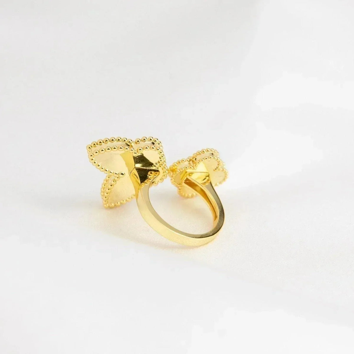[sparkle Jewelry ]LUCKY BETWEEN THE FINGER RING