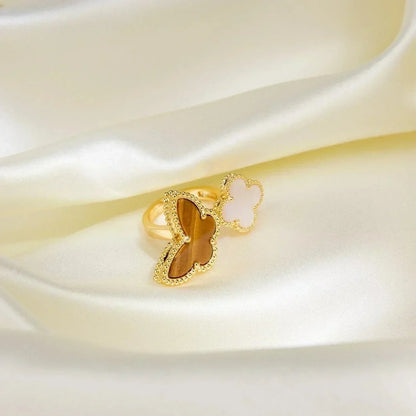 [sparkle Jewelry ]LUCKY BETWEEN THE FINGER RING