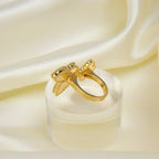 [sparkle Jewelry ]LUCKY BETWEEN THE FINGER RING