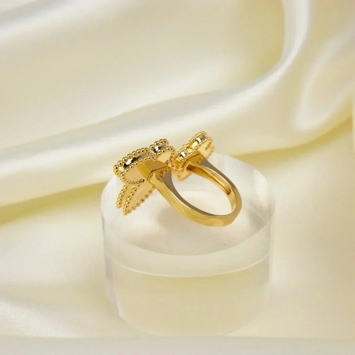 [sparkle Jewelry ]LUCKY BETWEEN THE FINGER RING